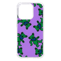 Grateful Dead Bears Iphone 14 Pro Tpu Uv Print Case by Cendanart