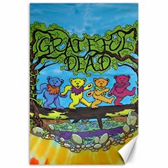 Dancing Bears Grateful Dead Canvas 24  X 36  by Cendanart