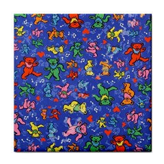 Grateful Dead Bears Pattern Face Towel