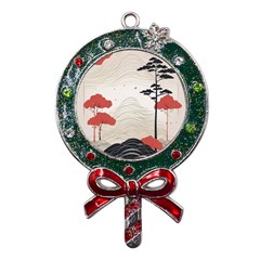 Japanese Nature Spring Garden Metal X mas Lollipop With Crystal Ornament by Ndabl3x