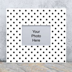 Star White Wall Photo Frame 5  X 7  by saad11