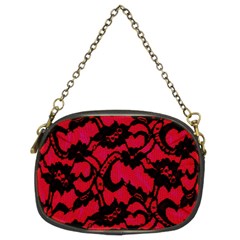  Chain Purse (two Sided) Black Lace Red/hearts by VIBRANT