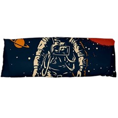 Vintage Retro Space Posters Astronaut Body Pillow Case (dakimakura)