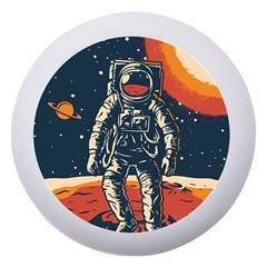 Vintage Retro Space Posters Astronaut Dento Box With Mirror