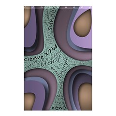 Converge Diverge Mingle Mix Divide Shower Curtain 48  X 72  (small)  by Paksenen