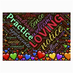 Loving Practice Agape Heart Large Glasses Cloth