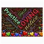 Loving Practice Agape Heart Large Glasses Cloth Front