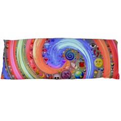 Swirl Vortex Emoji Cyclone Motion Body Pillow Case (dakimakura) by Paksenen