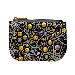 Mental Emojis Emoticons Icons Mini Coin Purse by Paksenen