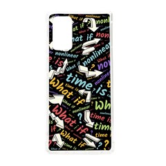 Time Nonlinear Curved Linear Samsung Galaxy Note 20 Tpu Uv Case