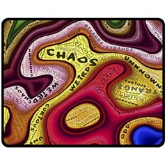 Chaos Unknown Unfamiliar Strange Fleece Blanket (Medium)