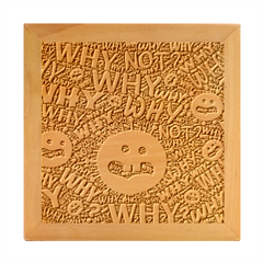 Why Not Question Reason Wood Photo Frame Cube