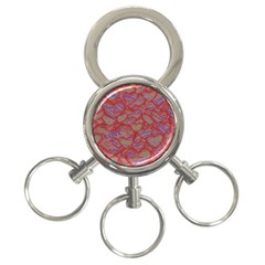 Love Hearts Valentines Connection 3-ring Key Chain by Paksenen