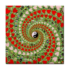 Love Avatars Characters Roles Yin Yang Tile Coaster by Paksenen