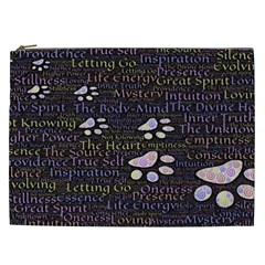 Footprints Path Mystery Unknown Cosmetic Bag (xxl) by Paksenen