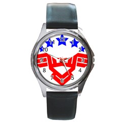 Eagle Star Round Metal Watch