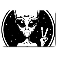 Alien Ufo Large Doormat by Bedest