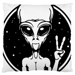 Alien Ufo Large Cushion Case (one Side) by Bedest