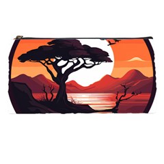 Tree Lake Bird Pencil Case by Bedest