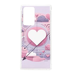 Heart Love Minimalist Design Samsung Galaxy Note 20 Ultra Tpu Uv Case by Bedest