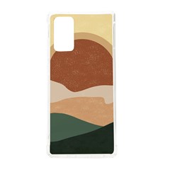 Sunrise Sunset Desert Wall Art Samsung Galaxy Note 20 Tpu Uv Case by Bedest