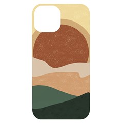 Sunrise Sunset Desert Wall Art Iphone 14 Black Uv Print Case by Bedest