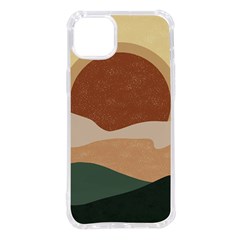 Sunrise Sunset Desert Wall Art Iphone 14 Plus Tpu Uv Print Case by Bedest