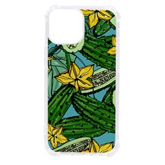 Seamless Pattern With Cucumber Slice Flower Colorful Hand Drawn Background With Vegetables Wallpaper Iphone 13 Mini Tpu Uv Print Case by Ket1n9