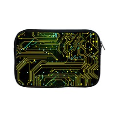 Circuits Circuit Board Yelow Apple Ipad Mini Zipper Cases by Ndabl3x