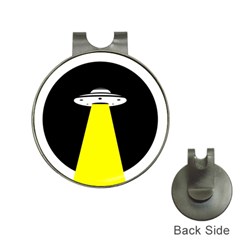 Ufo Flying Saucer Extraterrestrial Hat Clips With Golf Markers