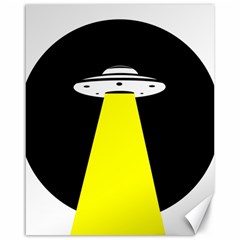 Ufo Flying Saucer Extraterrestrial Canvas 16  X 20  by Cendanart