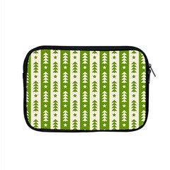 Christmas Green Tree Background Apple Macbook Pro 15  Zipper Case