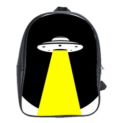 Ufo Flying Saucer Extraterrestrial School Bag (xl)