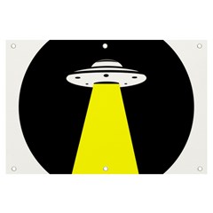 Ufo Flying Saucer Extraterrestrial Banner And Sign 6  X 4  by Cendanart