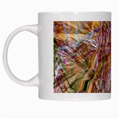 Abstract Flow Vi White Mug