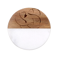 Img 20231205 235101 779 Classic Marble Wood Coaster (round)  by Ndesign