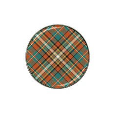 Tartan Scotland Seamless Plaid Pattern Vector Retro Background Fabric Vintage Check Color Square Geo Hat Clip Ball Marker (4 Pack) by Ket1n9