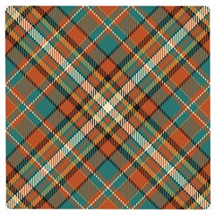 Tartan Scotland Seamless Plaid Pattern Vector Retro Background Fabric Vintage Check Color Square Geo Wooden Puzzle Square by Ket1n9