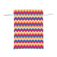 Zigzag Pattern Seamless Zig Zag Background Color Lightweight Drawstring Pouch (s) by Ket1n9