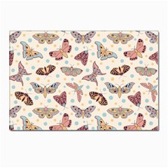 Pattern With Butterflies Moths Postcards 5  X 7  (pkg Of 10) by Ket1n9