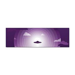 Ufo Illustration Style Minimalism Silhouette Sticker (Bumper)