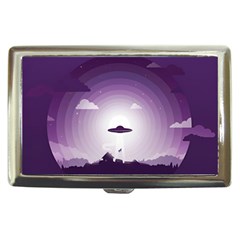 Ufo Illustration Style Minimalism Silhouette Cigarette Money Case