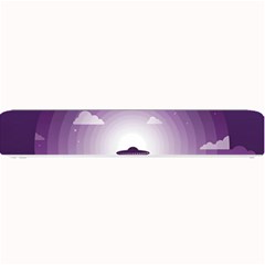 Ufo Illustration Style Minimalism Silhouette Small Bar Mat