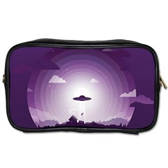 Ufo Illustration Style Minimalism Silhouette Toiletries Bag (One Side)