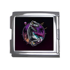 Style Dinosaur  80s Synth Retrowave Mega Link Italian Charm (18mm)