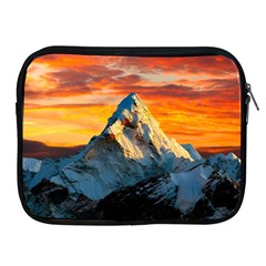 Snow Capped Mountain Himalayas Clouds Landscape Nature Apple Ipad 2/3/4 Zipper Cases