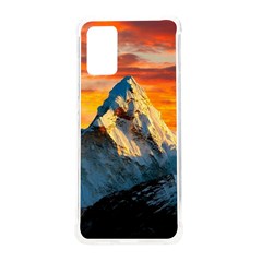 Snow Capped Mountain Himalayas Clouds Landscape Nature Samsung Galaxy S20plus 6 7 Inch Tpu Uv Case by Cendanart