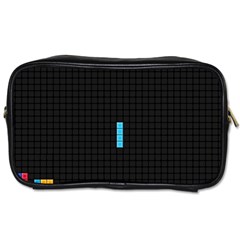 Tetris Game Toiletries Bag (one Side) by Cendanart