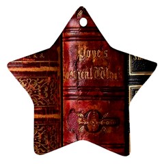 Books Old Ornament (Star)