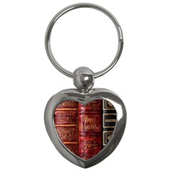 Books Old Key Chain (Heart)